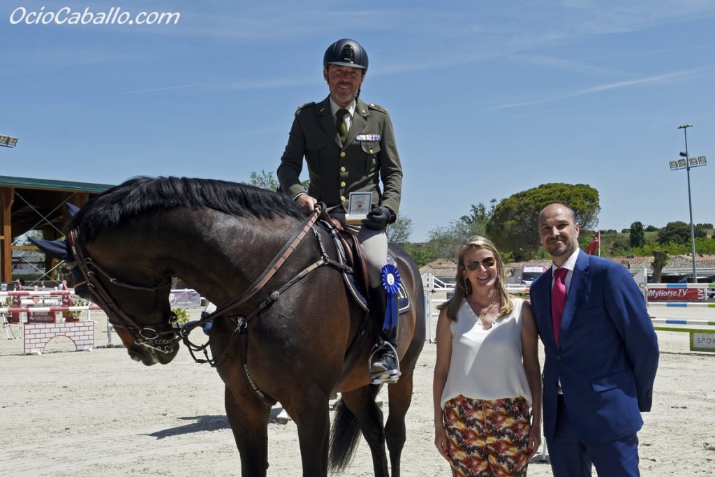 Luis Fernández Gil-Fournier con “Ibón”