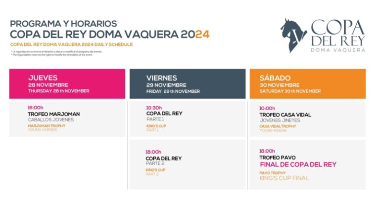 Ya a la venta las entradas para la Copa del Rey de Doma Vaquera ...